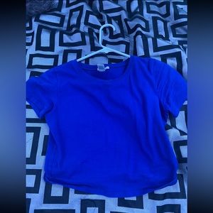 Blue crop top | size Large | looking for a new owner !